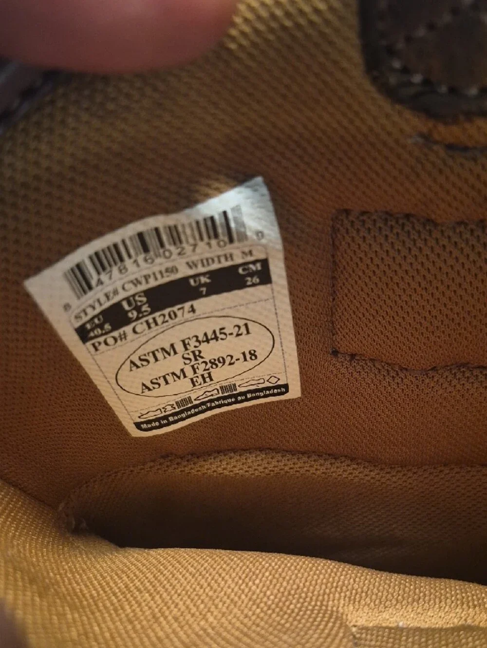 Carhartt Men's Brown/Tan Pull-On Work Boots